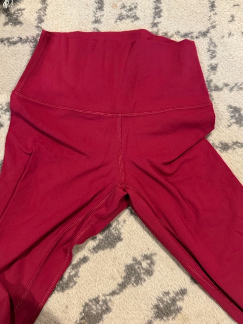 Lululemon High-Rise Align Leggings in Deep Berry Red - Picture 4 of 5
